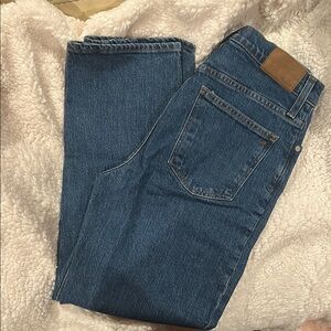 Madewell Blue Straight Jeans Classic Denim